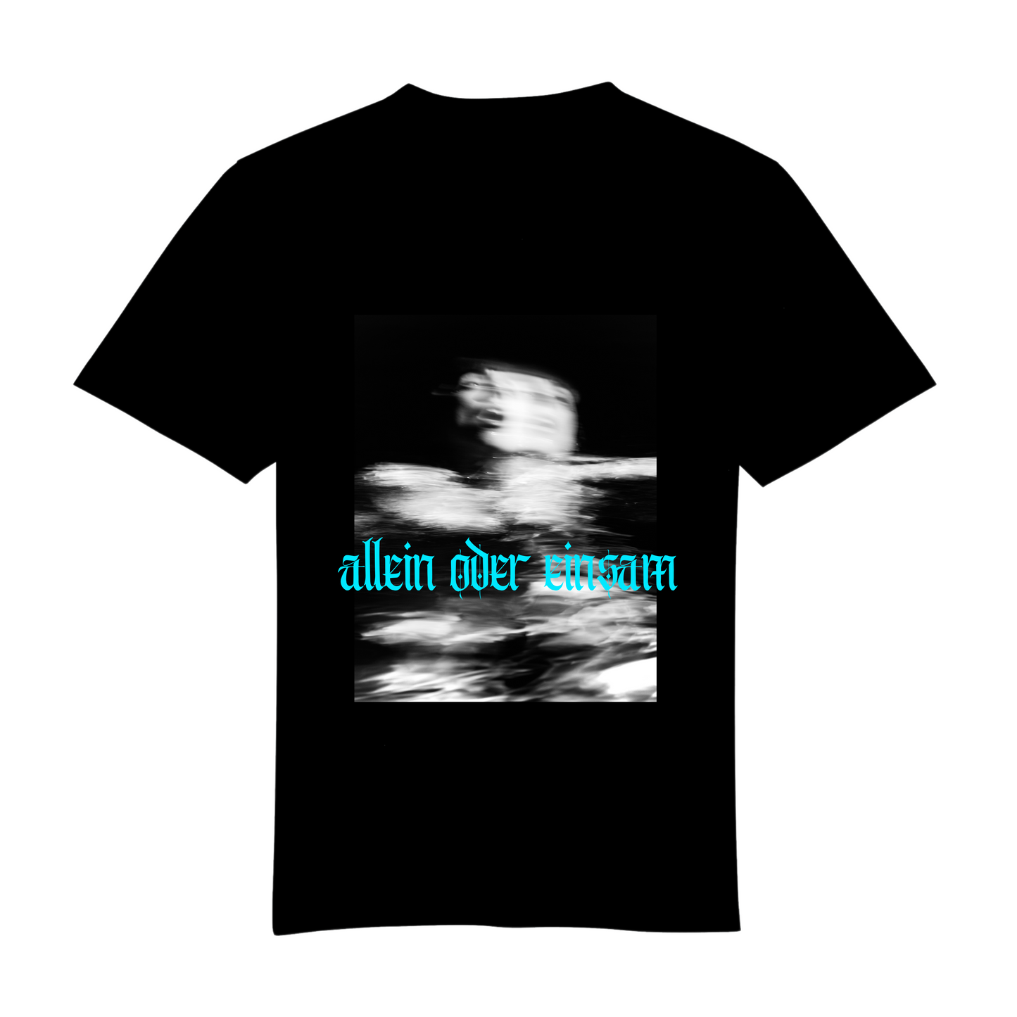 "Allein oder Einsam" Shirt mit Siebdruck